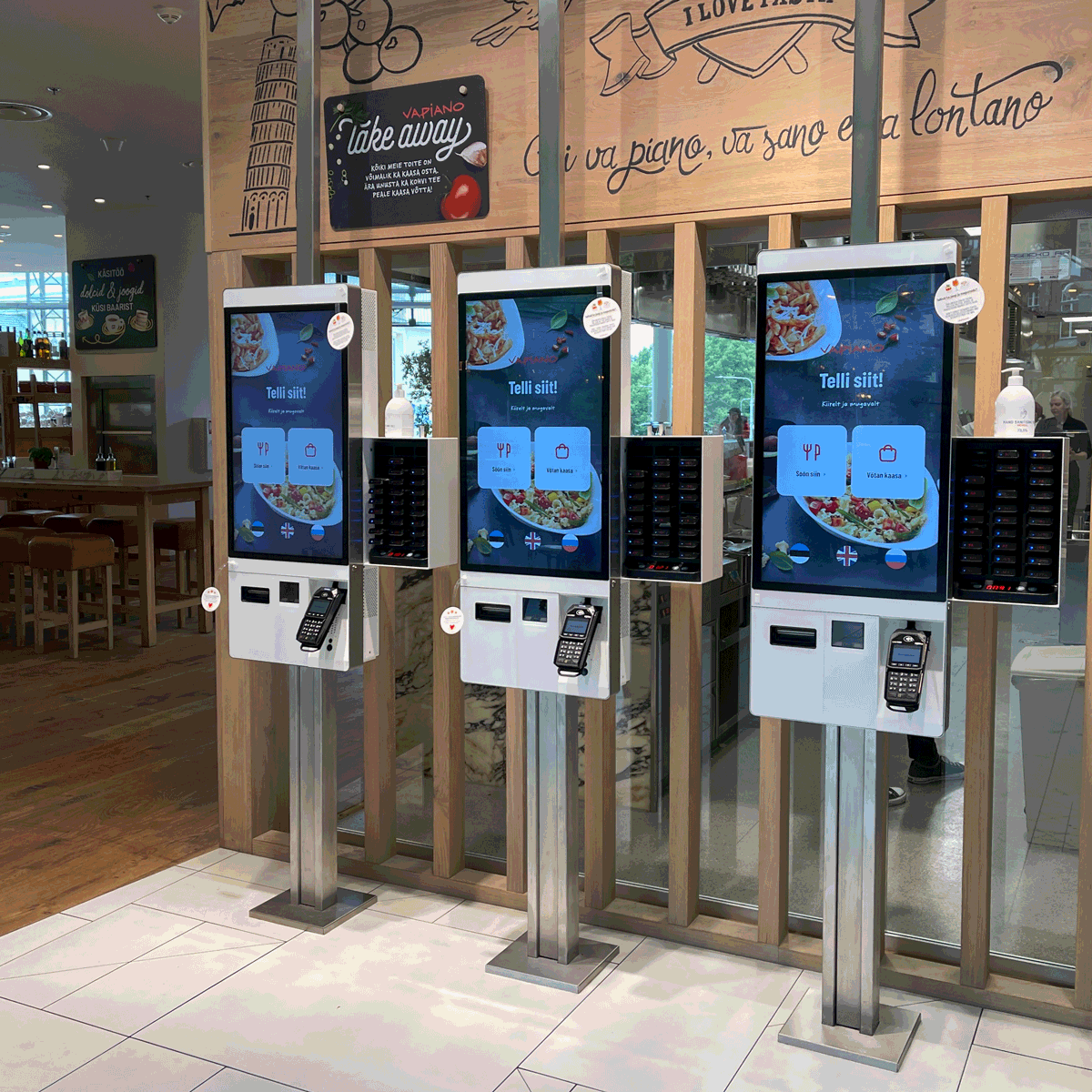 Self-service kiosks